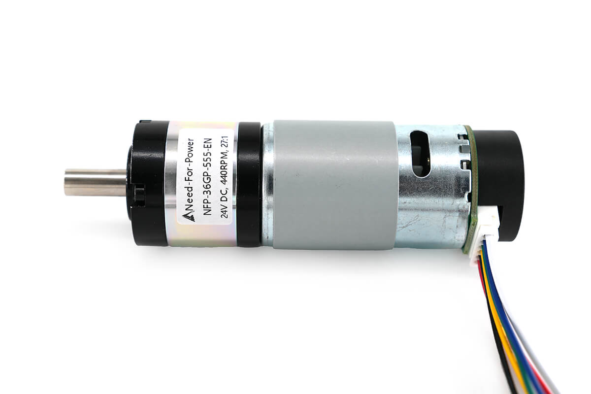 36mm DC Planetary Geared Motor with Encoder - High-Precision
